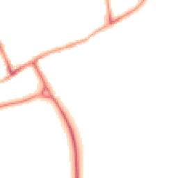 Night-time road noise heatmap for SO51 5UZ