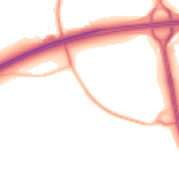 Night-time road noise heatmap for SO51 6AG