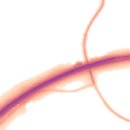 Night-time road noise heatmap for SO51 6AH