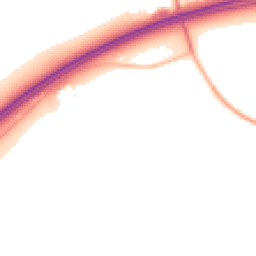Night-time road noise heatmap for SO51 6AJ