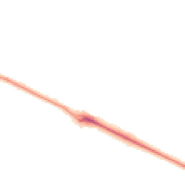 Night-time road noise heatmap for SO51 6BT