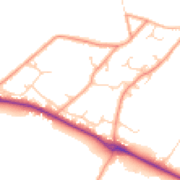 Daytime road noise heatmap for SO51 6BY
