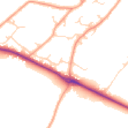 Daytime road noise heatmap for SO51 6GH