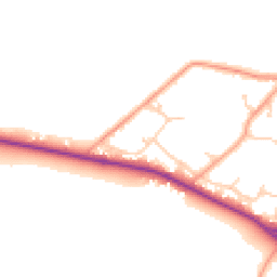Daytime road noise heatmap for SO51 6GU