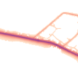 Daytime road noise heatmap for SO51 6GY
