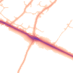 Daytime road noise heatmap for SO51 6RF