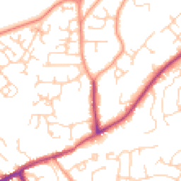 Daytime road noise heatmap for SO51 7JJ