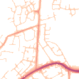 Daytime road noise heatmap for SO51 7NZ