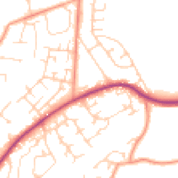 Daytime road noise heatmap for SO51 7US