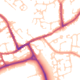 Daytime road noise heatmap for SO51 8LJ