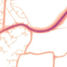 Daytime road noise heatmap for SO51 9AP