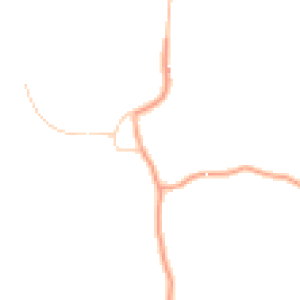 Daytime road noise heatmap for SO51 9LH