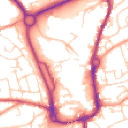 Daytime road noise heatmap for SP10 1AL