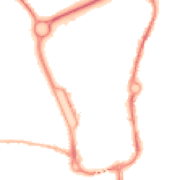Night-time road noise heatmap for SP10 1AL