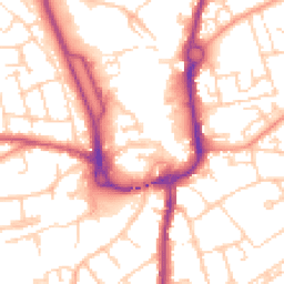 Daytime road noise heatmap for SP10 1BH