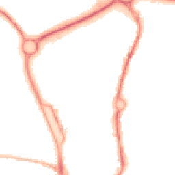Night-time road noise heatmap for SP10 1DF