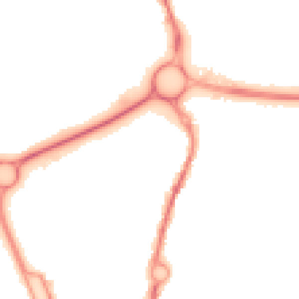 Night-time road noise heatmap for SP10 1DL