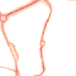 Night-time road noise heatmap for SP10 1DP