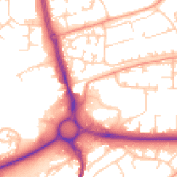 Daytime road noise heatmap for SP10 1DX