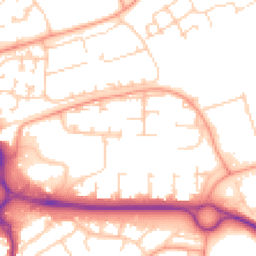 Daytime road noise heatmap for SP10 1EE