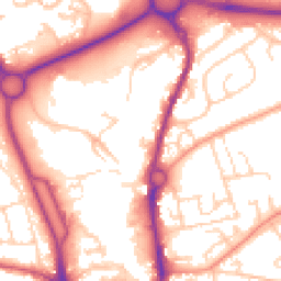 Daytime road noise heatmap for SP10 1EH