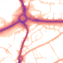 Daytime road noise heatmap for SP10 1EN