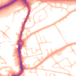 Daytime road noise heatmap for SP10 1HL