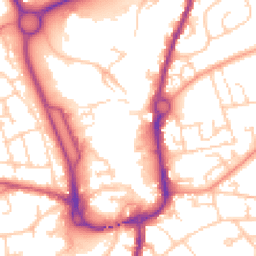 Daytime road noise heatmap for SP10 1LR