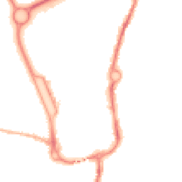 Night-time road noise heatmap for SP10 1LR