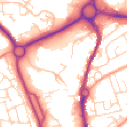Daytime road noise heatmap for SP10 1QX