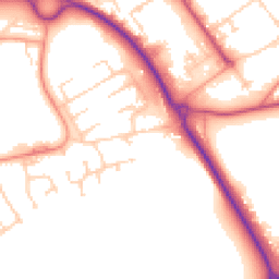Daytime road noise heatmap for SP10 2FL