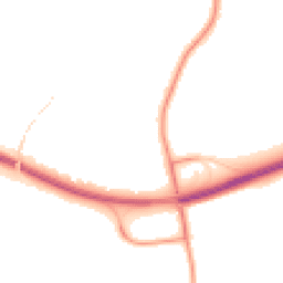 Night-time road noise heatmap for SP10 2HR