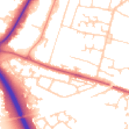 Daytime road noise heatmap for SP10 3NH