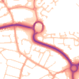 Daytime road noise heatmap for SP10 3PY