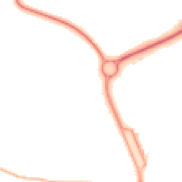 Night-time road noise heatmap for SP10 3RS