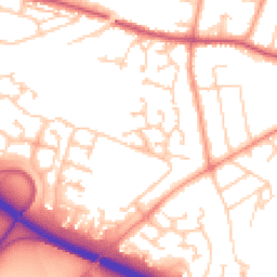 Daytime road noise heatmap for SP10 3UF