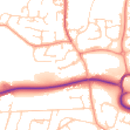Daytime road noise heatmap for SP10 4AF