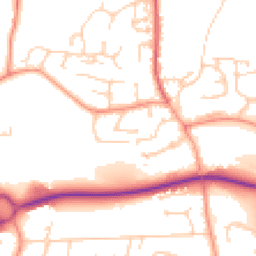 Daytime road noise heatmap for SP10 4AS