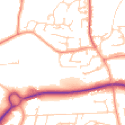 Daytime road noise heatmap for SP10 4AY