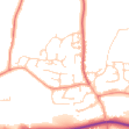 Daytime road noise heatmap for SP10 4EG