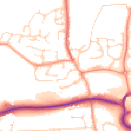 Daytime road noise heatmap for SP10 4HB