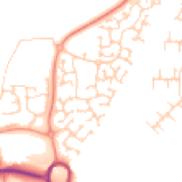 Daytime road noise heatmap for SP10 4LN