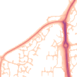 Daytime road noise heatmap for SP10 4NA