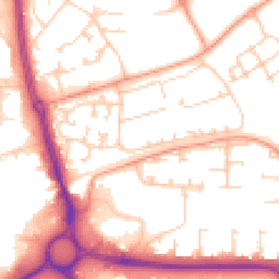 Daytime road noise heatmap for SP10 5BT