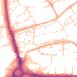 Daytime road noise heatmap for SP10 5BU