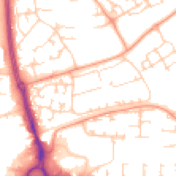 Daytime road noise heatmap for SP10 5BZ