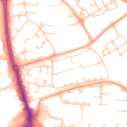 Daytime road noise heatmap for SP10 5DA