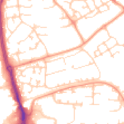 Daytime road noise heatmap for SP10 5DD