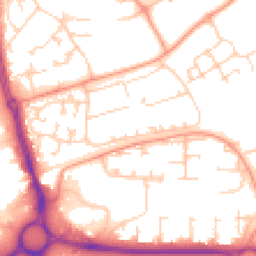 Daytime road noise heatmap for SP10 5DQ