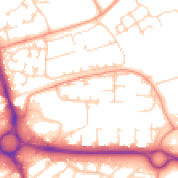 Daytime road noise heatmap for SP10 5EQ